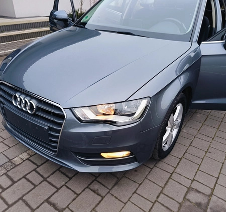 Audi A3 cena 39700 przebieg: 214000, rok produkcji 2013 z Płock małe 667